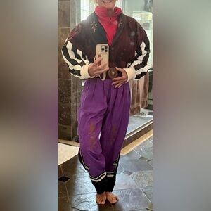 Rare Ladies’ Bogner size 8 Goan Thylmann Arabia ski suit from the 80’s.